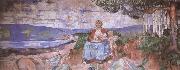 Edvard Munch School oil painting on canvas